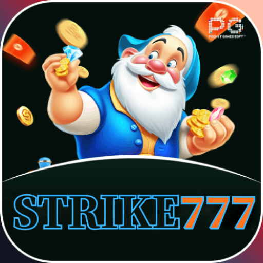 Imagem promocional da STRIKE777 mostrando a plataforma e suas vantagens